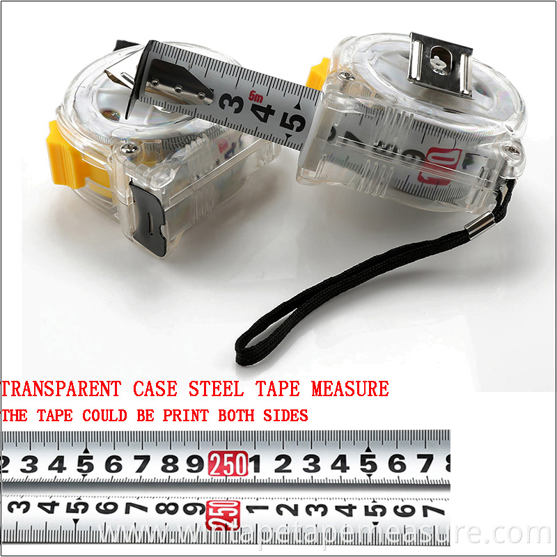 High Grade measure tool accuracy auto-stop steel tape measure